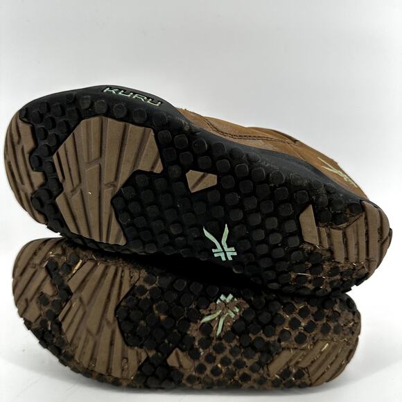 Kuru Chicane Wide Hiking Shoes Suede Leather Lace Up Trail Walking Brown 7.5 - Picture 8 of 8